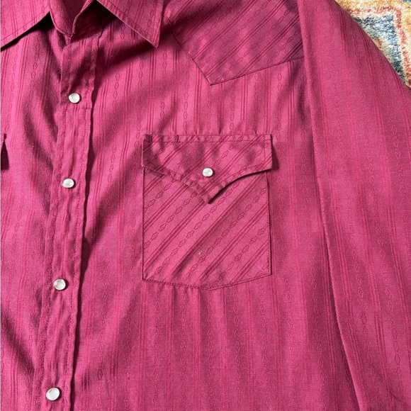 Vintage Ely Cattleman Striped Pearl Snap Western Shirt Size XL - Picture 4 of 4